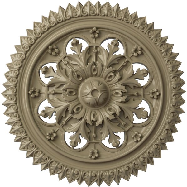 Ekena Millwork York Ceiling Medallion (Fits Canopies up to 3 5/8"), Hand-Painted Gobi Desert, 21 5/8"OD x 2 1/2"P CM21YOGDF - main